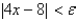 Find a number   such that if   , then   , where   .