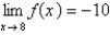 Given that   , and   , evaluate the limit.  