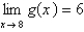 Given that   , and   , evaluate the limit.  