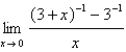 Evaluate the limit.  