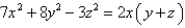 Use implicit differentiation to find .