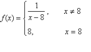 Find the point at which the given function is discontinuous.  <div style=padding-top: 35px> 