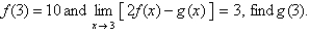 If f and g are continuous functions with  <div style=padding-top: 35px> 