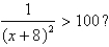 How close to   do we have to take x so that  <div style=padding-top: 35px> 