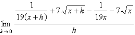 Write the expression as a derivative of a function of x.  <div style=padding-top: 35px> 