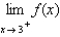 Use the graph of the function to find each limit.     ,   ,  <div style=padding-top: 35px> 