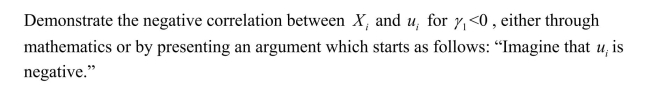 To analyze the situation of simultaneous causality bias, consider the following system of equations: