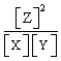 For the following general reaction equation, choose the correct form of the equilibrium constant expression from the response list:   A)    B)    C)    D)   