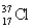 Choose the correct atom that has a nuclear charge of +17 A)    B)    C)    D)   