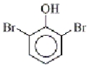 The correct IUPAC name for   is A)  1,5-dibromophenol B)  2,5-dibromophenol C)  2,6-dibromophenol D)  1,5-dibromophenol.