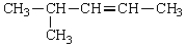 The correct IUPAC name for   is A)  2-methylpentene B)  2-methyl-3,4-pentene C)  2-methyl-3-pentene D)  4-methyl-2-pentene