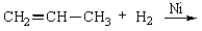 For the following reaction, select a correct product characterization from the response list.   A)  An alkane is formed. B)  An alkene is formed. C)  An aromatic hydrocarbon is formed. D)  Markovnikov's rule is needed to predict the major organic product.