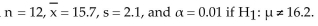 <strong>Find the standardized test statistic t for a sample with Round your answer to three decimal places.</strong> A) -0.825 B) -0.008 C) -0.037 D) -0.381