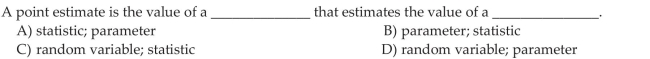 Choose the one alternative that best completes the statement or answers the question.