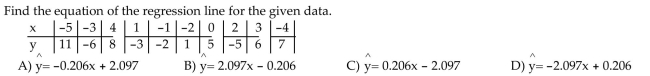 Find the Least-Squares Regression Line and Use the Line to Make Predictions