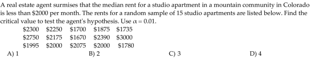 Choose the one alternative that best completes the statement or answers the question.  <div style=padding-top: 35px> 