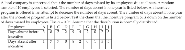 Test Hypotheses Regarding Matched-Pairs Data