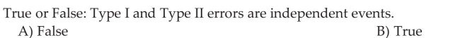 Explain Type I and Type II Errors