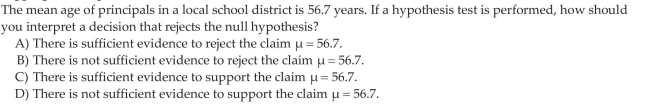State Conclusions to Hypothesis Tests