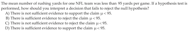 State Conclusions to Hypothesis Tests