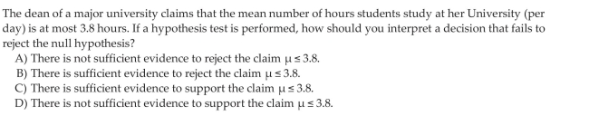 State Conclusions to Hypothesis Tests