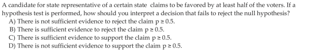 State Conclusions to Hypothesis Tests