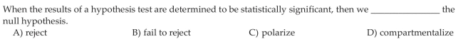 Explain the Logic of Hypothesis Testing