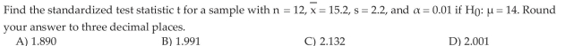 Test Hypotheses about a Population Mean with Unknown