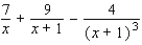 <strong>Find the partial fraction decomposition. </strong> A) B) C) D) E)