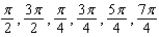 <strong>Find the solutions of the equation that are in the interval </strong> A) B) C) D) E) no solution