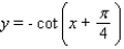 <strong>Find an equation using the cotangent function that has the same graph as .</strong> A) B) C) D) E)