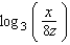 <strong>Write the expression as one logarithm. </strong> A) B) C) D) E)
