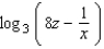 <strong>Write the expression as one logarithm. </strong> A) B) C) D) E)