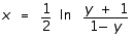<strong>Use common logarithms to solve for x in terms of y. </strong> A) B) C) D) E)