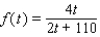 <strong>Salt water of concentration 0.5 pound of salt per gallon flows into a large tank that initially contains 220 gallons of pure water. If the flow rate of salt water into the tank is 4 gal/min, find a formula for the salt concentration (in lb/gal) after t minutes.</strong> A) B) C) D) E)