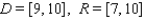 <strong>Let y = f (x) be a function with domain D = [ -10, -9 ] and range R = [ -10, -7 ]. Find the domain D and range R for the function  </strong> A)   B)   C)   D)   E)   <div style=padding-top: 35px> 