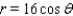 <strong>Find a polar equation in r and that has the same graph as the equation in x and y. </strong> A) B) C) D) E)