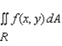 Evaluate the double integral   for the given function f(x, y)  and the region R.   A)  9 B)  4 C)  72 D)  63 E)  8