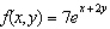Find the volume of the solid bounded above by the surface z = f(x, y)  And below by the plane region R.   ; R is the triangle with vertices (0, 0) , (5, 0)  and (0, 5) . A)    B)    C)   