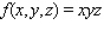 Maximize the function   subject to the constraint   .