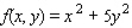 Minimize the function   subject to the constraint   .