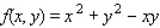 Minimize the function   subject to the constraint   .