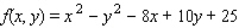 Find the critical point(s)  of the function. Then use the second derivative test to classify the nature of each point, if possible. Finally, determine the relative extrema of the function.   A)  (5, 4) ; relative maximum value: f(5, 4)  = 34 B)  (4, 5) ; relative minimum value: f(4, 5)  = 25 C)  (4, 5) ; saddle point: f(4, 5)  = 34