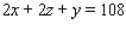 Postal regulations specify that the combined length and girth of a parcel sent by parcel post may not exceed 108 in. Find the dimensions of the rectangular package that would have the greatest possible volume under these regulations. (Hint: Let the dimensions of the box be   by   by   (see the figure below) . Then,   , and the volume   . So that   . Maximize   .)    A)  x = 20 inches, y = 37 inches, z = 15 inches, V = 11,100 cubic inches B)  x = 18 inches, y = 18 inches, z = 15 inches, V = 4,860 cubic inches C)  x = 20 inches, y = 36 inches, z = 20 inches, V = 11,664 cubic inches D)  x = 20 inches, y = 36 inches, z = 15 inches, V = 11,100 cubic inches E)  x = 18 inches, y = 36 inches, z = 18 inches, V = 11,664 cubic inches
