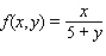 Find the first partial derivatives of the function.   A)    B)    C)    D)    E)   