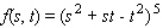 Find the first partial derivatives of the function.   A)      B)      C)      D)     