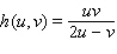 Sketch the domain of the function.   A)    B)    All real values of u and v C)    D)    E)   