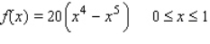 Determine whether the given function is a probability density function on the specified interval.   A)  no B)  yes