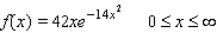 Determine whether the given function is a probability density function on the specified interval.   A)  yes B)  no