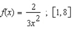 Find the expected value of the continuous random variable X associated with the probability density function over the indicated interval.   A)  1.49 B)  1.3333 C)  2.772 D)  1.386